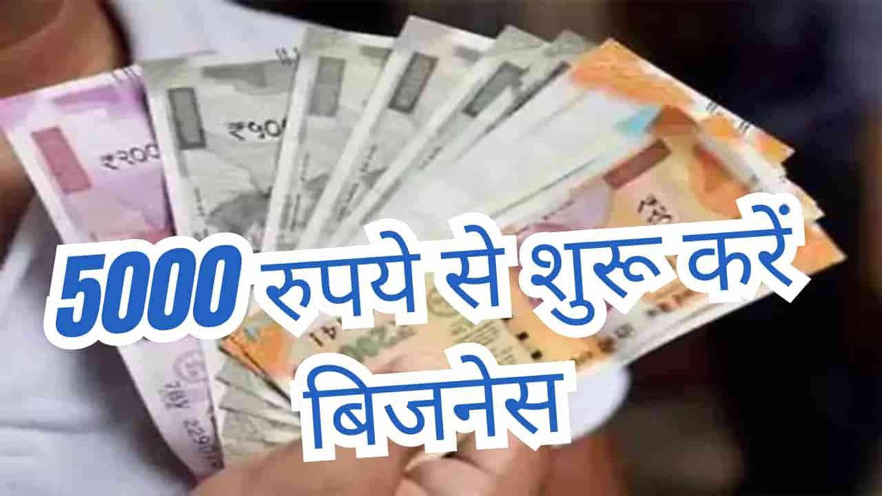 घर बैठे करोड़पति बनें! 5000 रुपये से शुरू करें बिजनेस